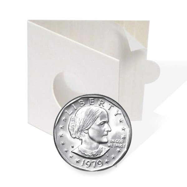 Self-Adhesive Coin Flips - 100 Per